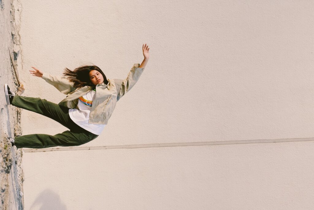 Woman Posing Sideways